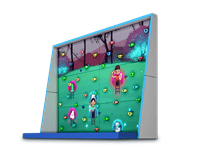 Интерактивный скалодром с креплением к стене