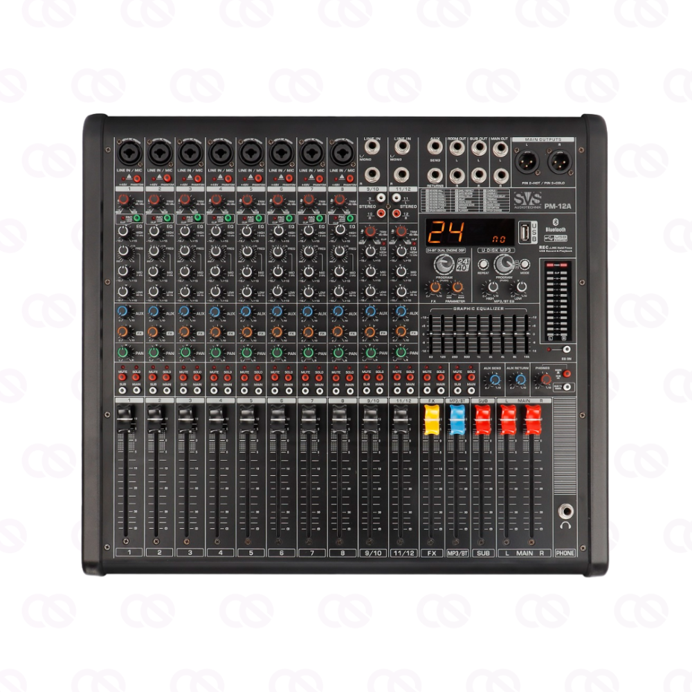 SVS Audiotechnik mixers PM-12A