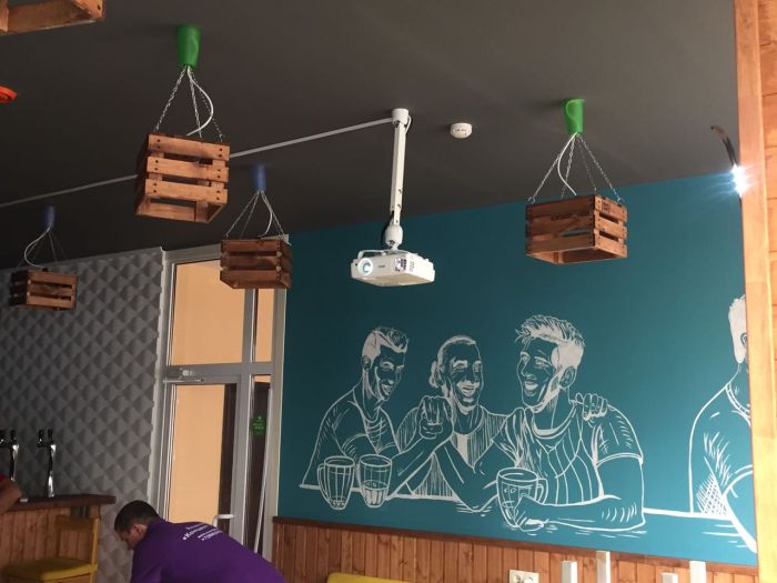 Установка проектора