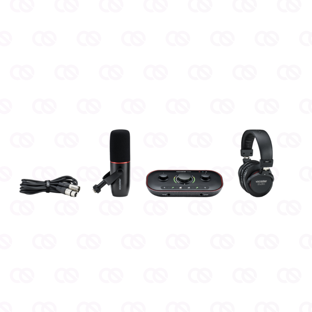 Focusrite Vocaster Two Studio Podcast Set