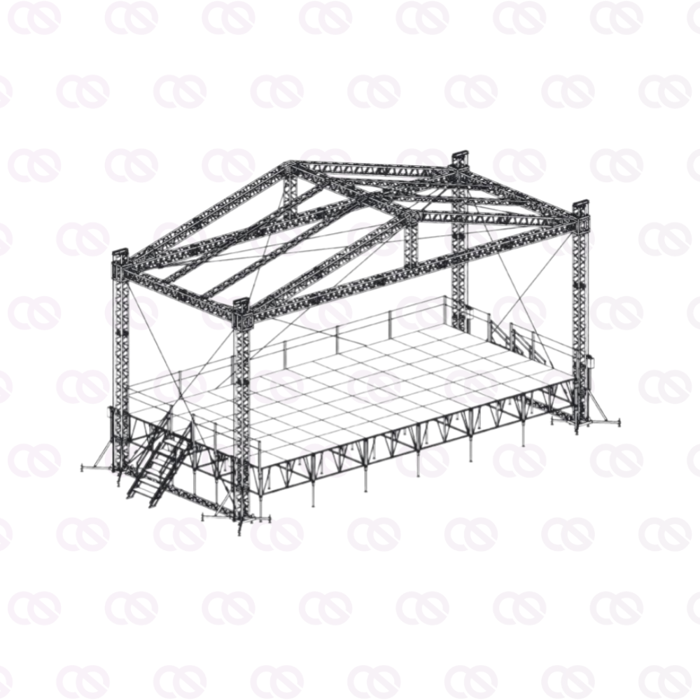 Сценический комплекс 14,4X7,2-8 ТР PRO