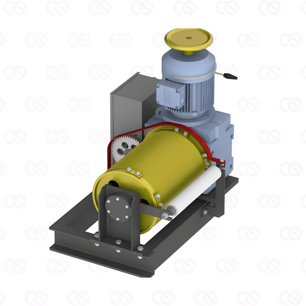 Лебедка театральная электромеханическая ЛЭУ-5,0-1,0-1Б14-1,5