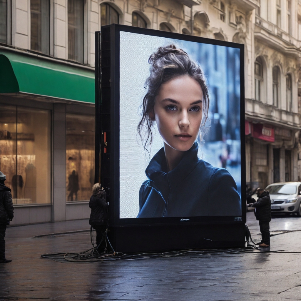 Подготовка к монтажу светодионого экрана